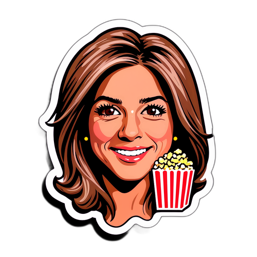 Hravá karikatura Jennifer Aniston