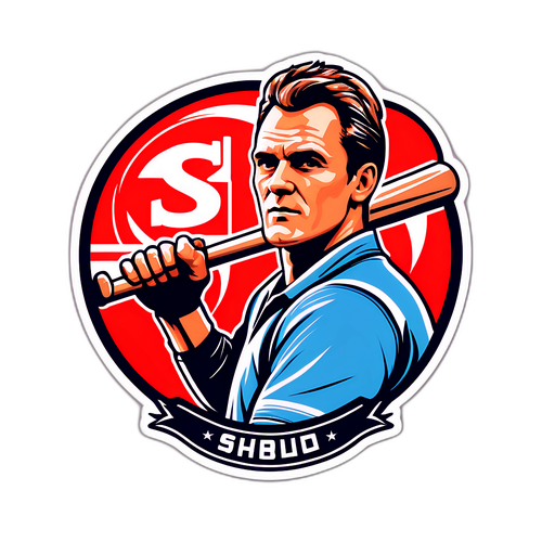 Motiv av Stefan Holm i klassisk sportdesign