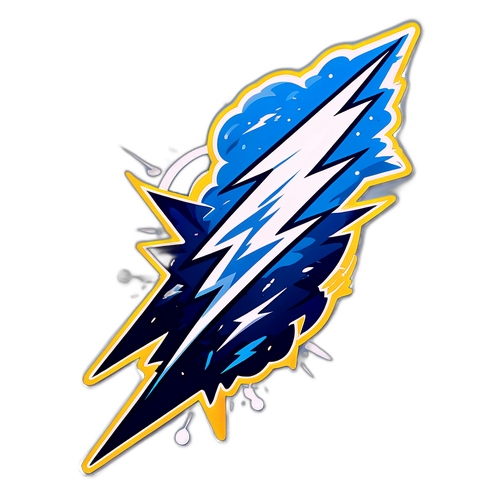 Tampa Bay Lightning Lightning Bolt Sticker