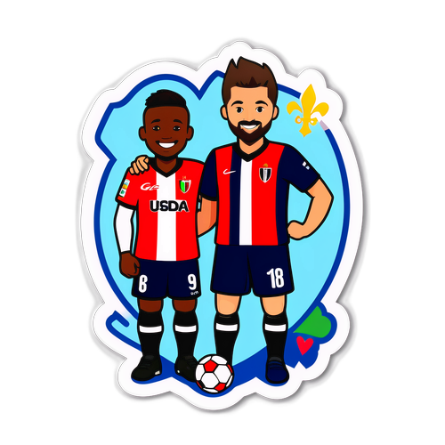 A sticker cu un meci prietenos între Udinese și Genoa