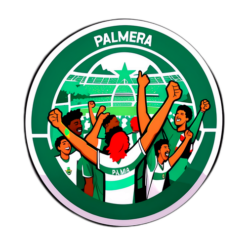 Sticker Suporter Palmeiras dan Vitória