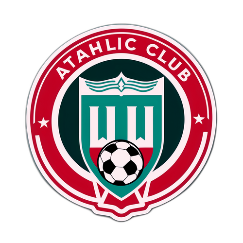 Ilustrasi Minimalis Emblem Athletic Club