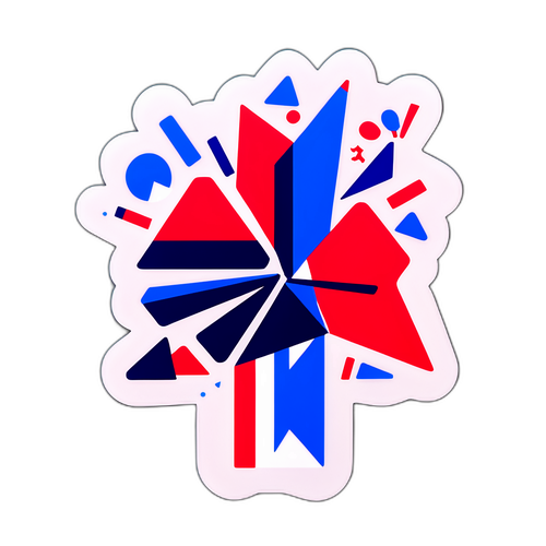 Sticker representando encuestas electorales