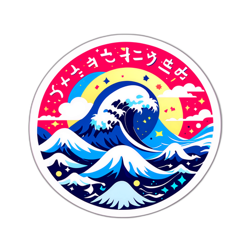 美しい波のデザイン