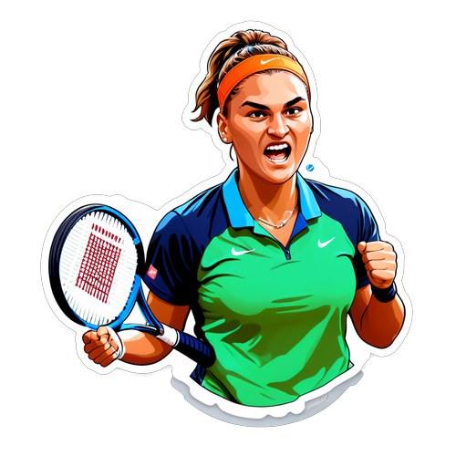 Inspirația pe teren: Aryna Sabalenka încurajează jucătorii de tenis