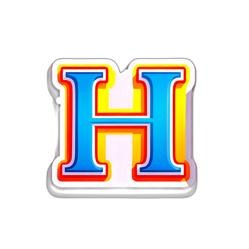 Nhãn dán chữ 'H'