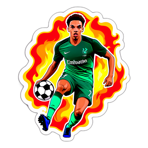 Trent Alexander-Arnold Dribblar med Eld