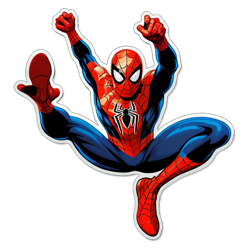 Leap into Adventure: Discover the Ultimate Action-Packed Spider-Man Sticker!