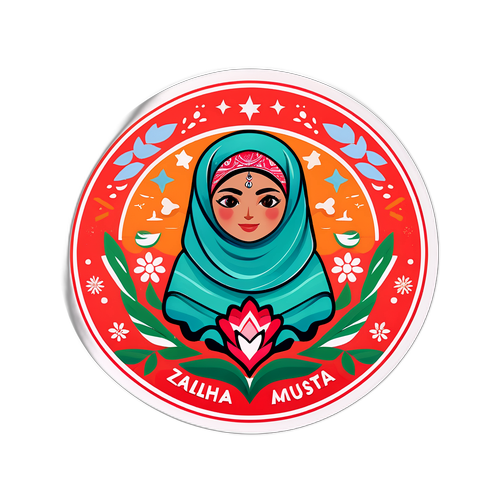 Sticker Zaliha Mustafa - Kesatuan dan Pemberdayaan Komuniti