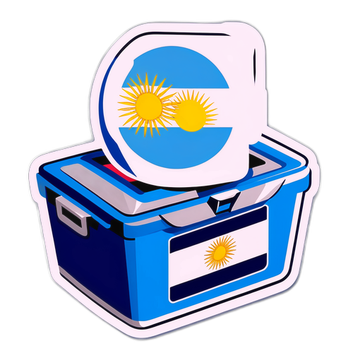 Adesivo Tematico Politico per le Elezioni Argentinene del 2025