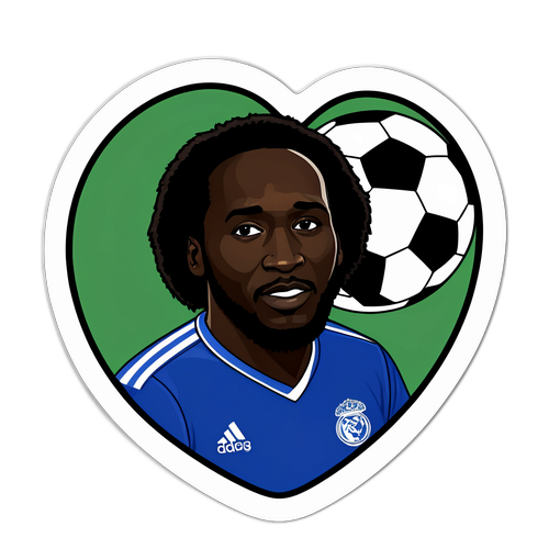 Tributesticker voor Roger Lukaku