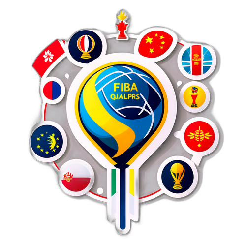 Infographic na Sticker ng FIBA World Cup Asian Qualifiers