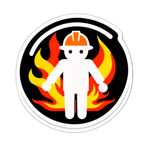 消防安全逃生标志贴纸