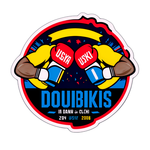 Usyk vs Dubois Klistermärke