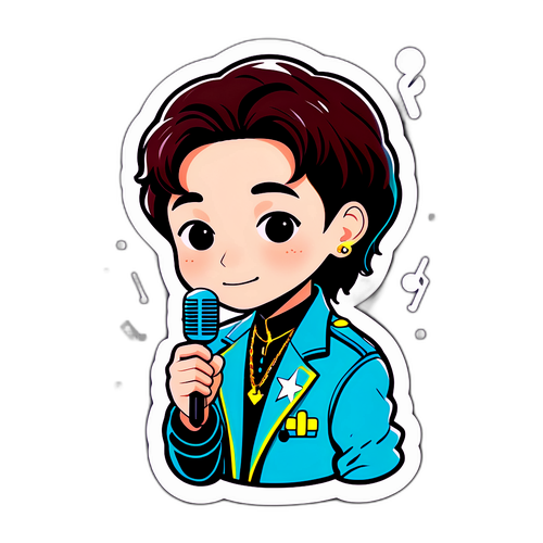 키 캐릭터 디자인과 음악 아이콘 추가