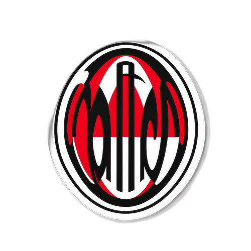 AC Milan Tutkulu Futbol Stickerı