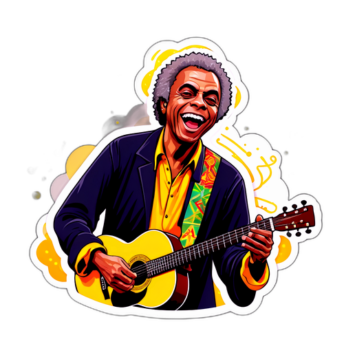 Sticker de Gilberto Gil em Performance
