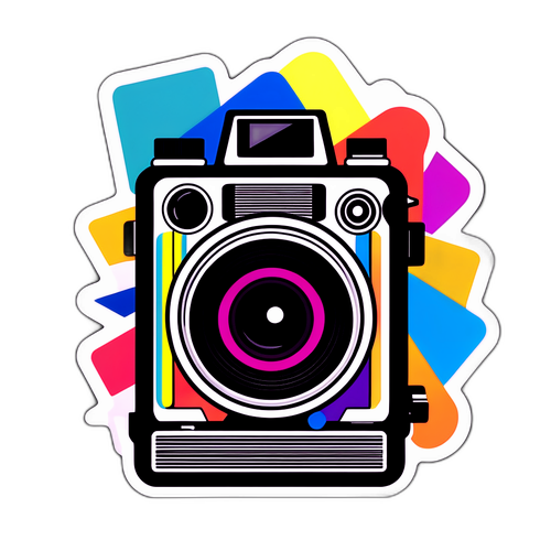 Retro Camera Sticker