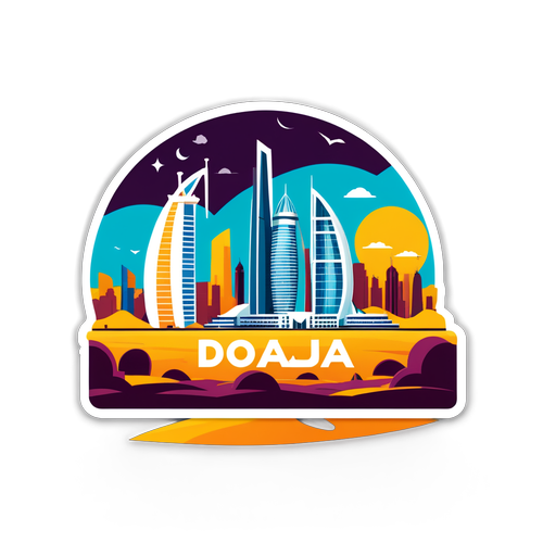 Sticker tematic Doha