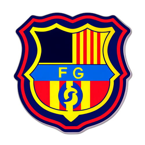 สติกเกอร์สัญลักษณ์บาร์เซโลนา