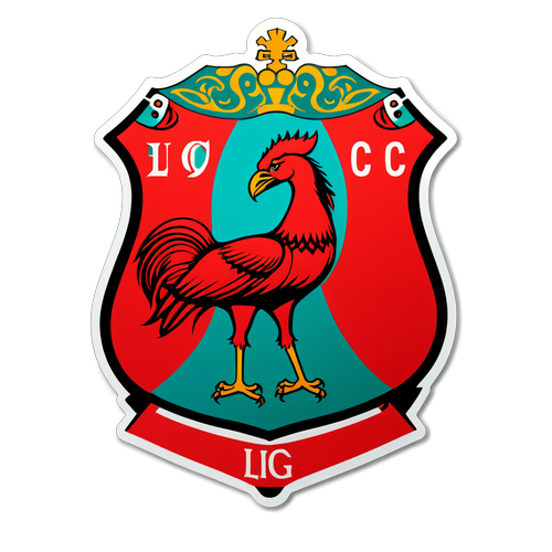 Minimale Aufkleber mit dem Wappen des Liverpool Football Clubs