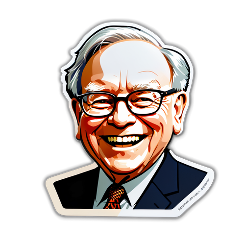 Warren Buffett nauraa rikkauksien symbolien keskellä