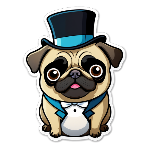 The Dapper Pug: Meet the Kawaii Canine That Will Steal Your Heart!