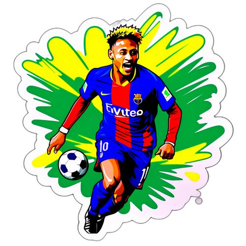 Neymar Futbol Heyecanı Stickerı