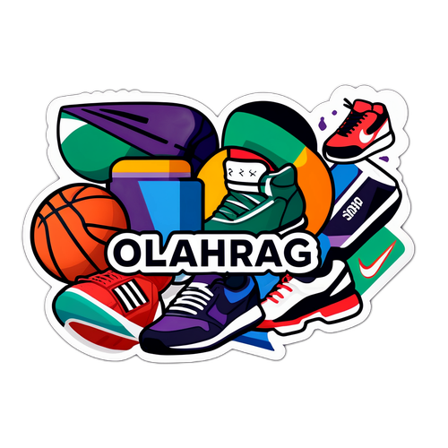 Stiker Olahraga Minimalis