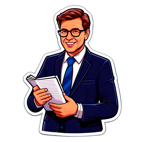 Ruben Van Gucht als De Ultieme Nieuwsverslaggever