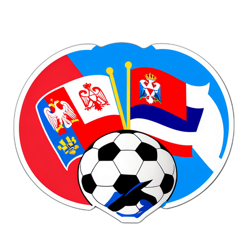 Stiker Perlawanan Sepak Bola Serbia dan Albania