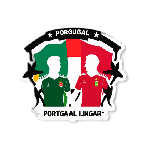 Sticker ng Portugal at Hungary