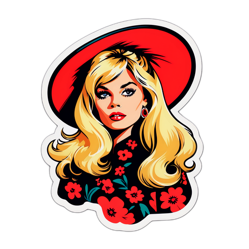 Brigitte Bardot divatos ruhában