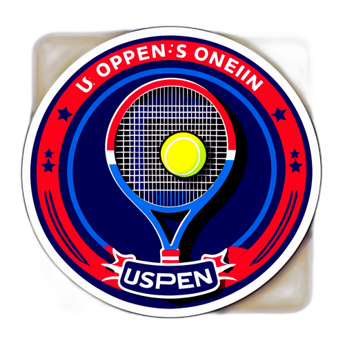 Rekaan Raket Tenis dan Bola Bertemakan US Open