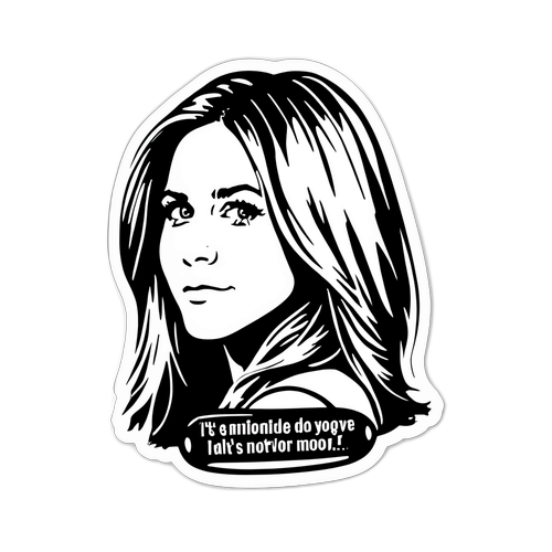 Αυτοκόλλητο με τη Τζένιφερ Άνιστον