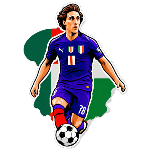 Hyllest til Chiesa: Italias Fotballhelt Feiret med Sportrik Sticker!