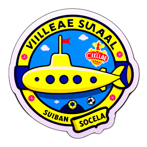 מדבקת הצוללת הצהובה של ויאריאל