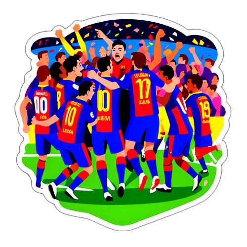 דיאגרמת רגע מרגש במשחק גודלאחרה נגד ברצלונה