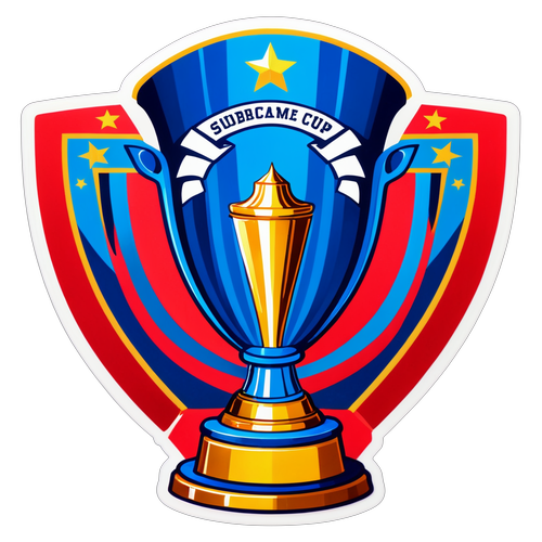 Dibujo de un trofeo de la Copa Sudamericana