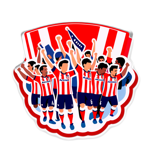 Watumiaji wa Atlético Madrid Wakisherehekea