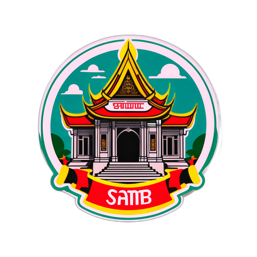 สติ๊กเกอร์เกี่ยวกับวัฒนธรรมและประวัติศาสตร์ของธนาคารไทยพาณิชย์
