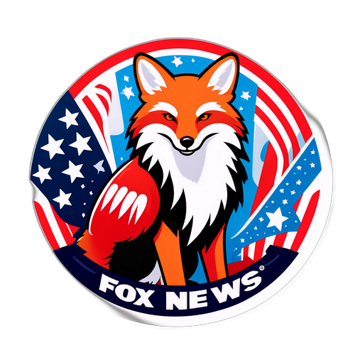 Vibrant Fox News Sticker