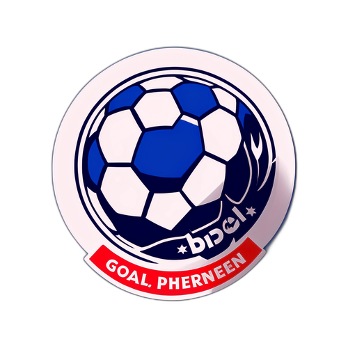 Мяч в воротах PSV-Херенвен с надписью 'Гол!'