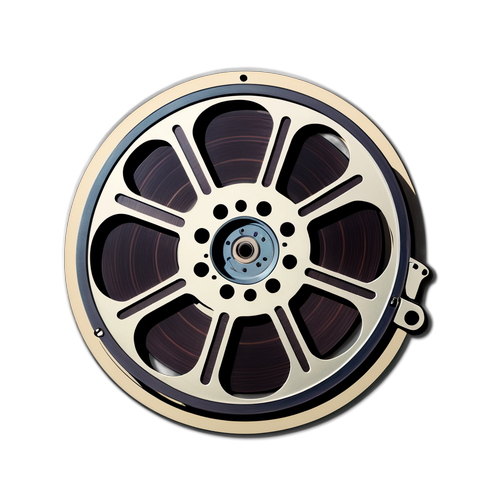 Vintage Filmreel med Berömda Citat
