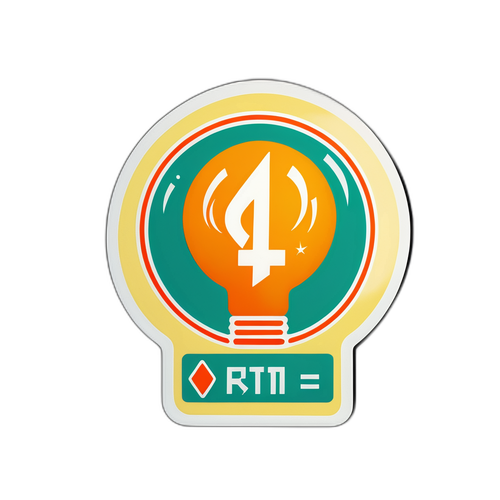 Наклейка з ілюстрацією надзвичайних відключень електроенергії в Харкові