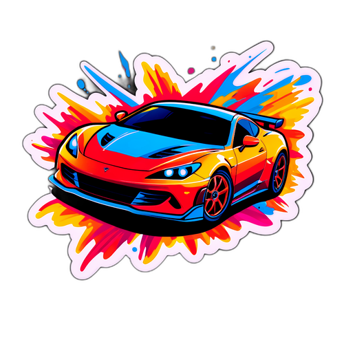 Adesivo Vibrante com Tema 'Vorcaro'