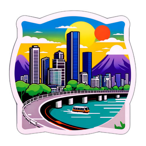 高雄捷運周邊的城市美景