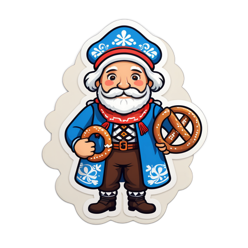 Himmelsk Bavarian Nordisk Figur