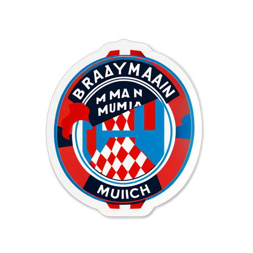 Affichez Votre Fierté ! La Sticker Bayern Munich 'Mia San Mia' Qui Va Électriser les Fans !