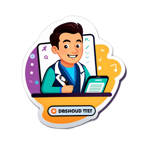 Dr.dk's Kandidat Test Sticker